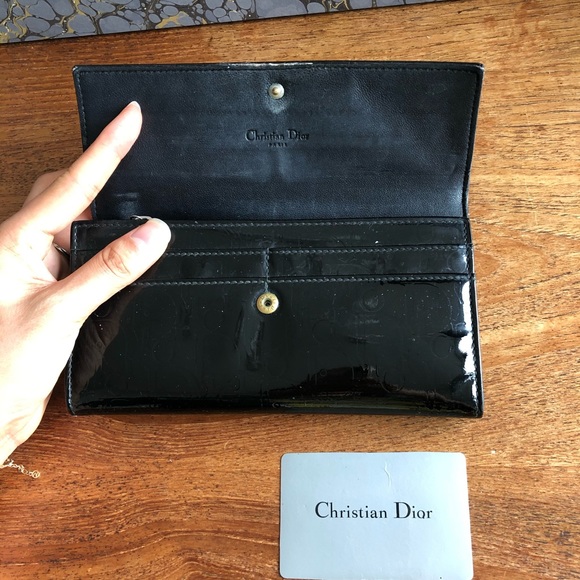 Christian Dior Patent Leather Wallet - Picture 2 of 8